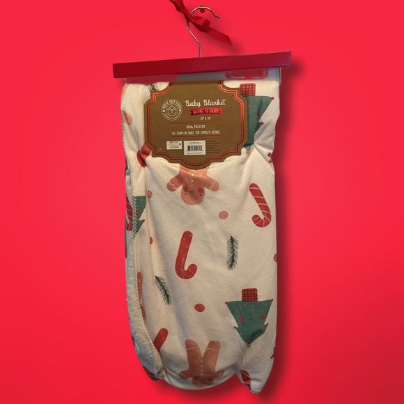 CHRISTMAS BABY BLANKET - REVERSE TO SHERPA - Picture 2 of 4